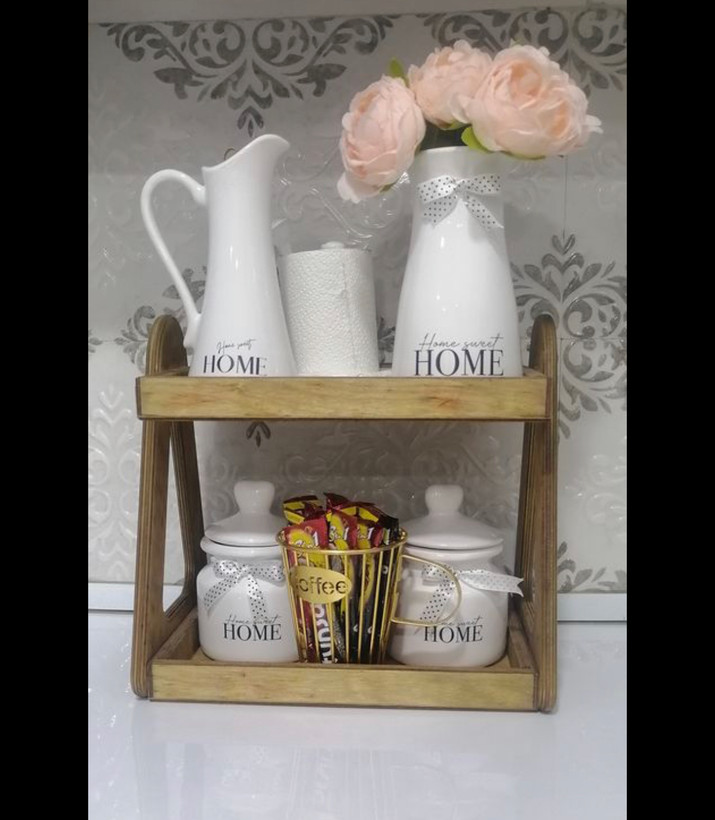 شلف چوبی اشپزخانه